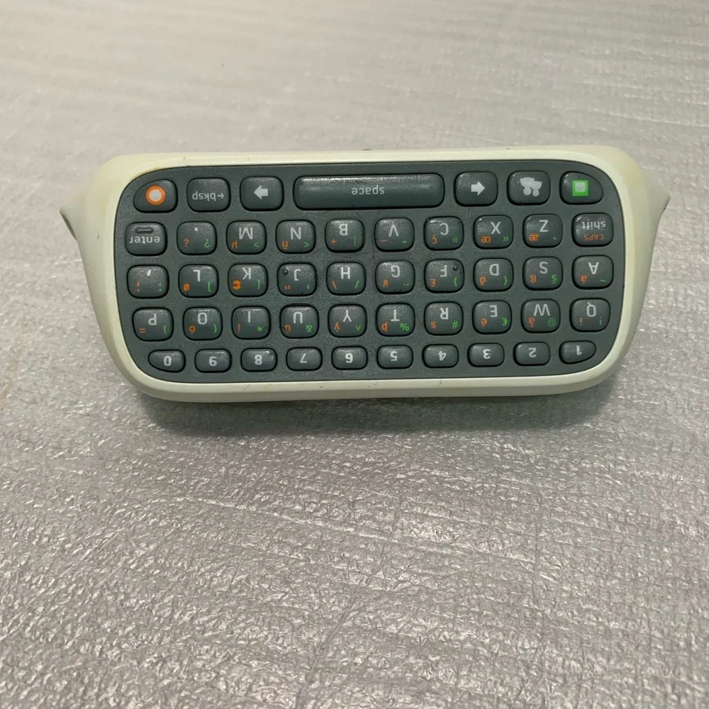 Microsoft XBOX 360 Chatpad Keyboard X814365-001 White OEM Genuine (FVS010062)